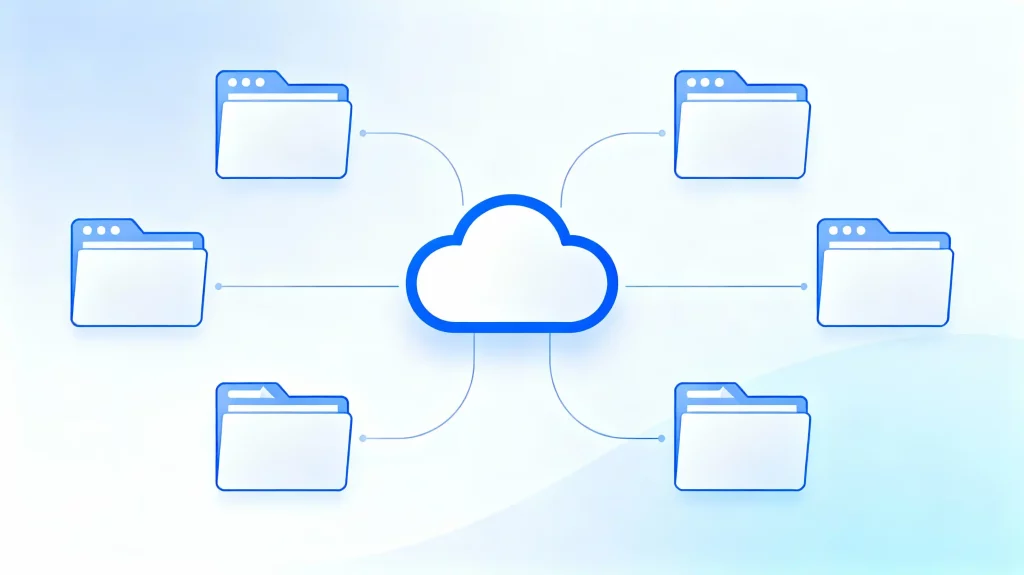 cloud based document management illustration