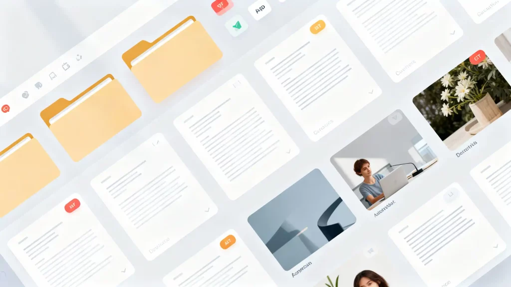 organised digital document structure in DMS