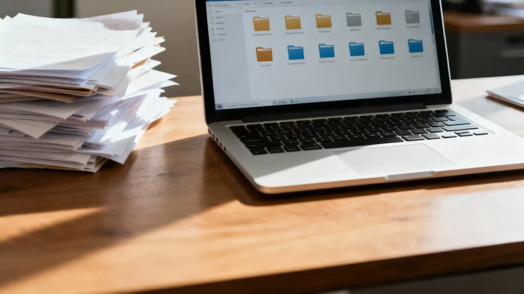 paper to digital shift with document management system